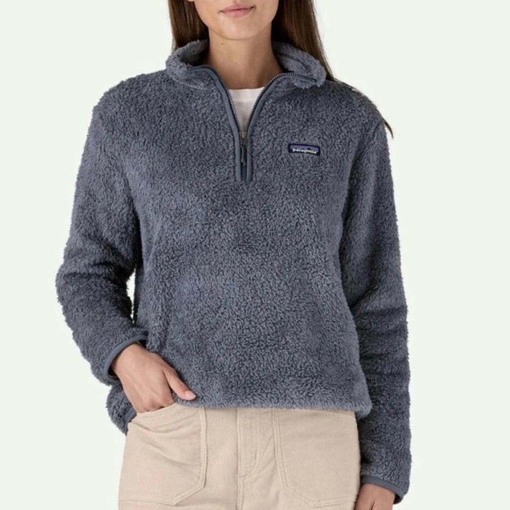 Patagonia Los Gatos Fleece Jacket Smolder Blue Small